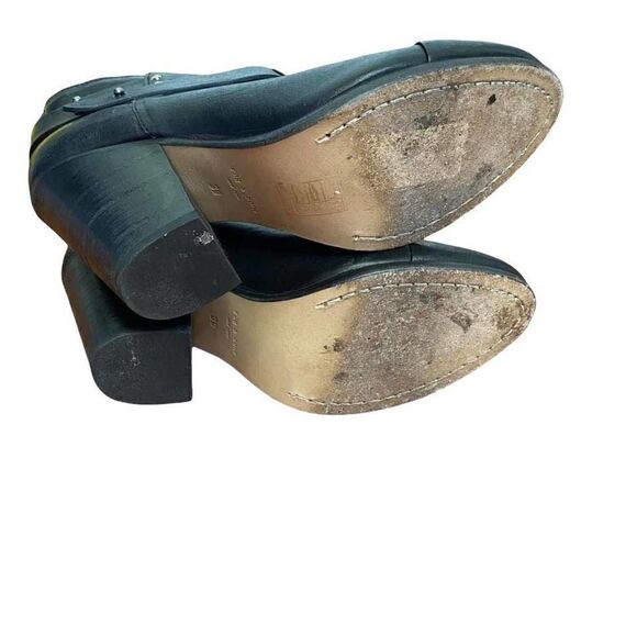 Rag &‎ Bone Black Heeled Leather Ankle Bootie Size 39 - Picture 10 of 10